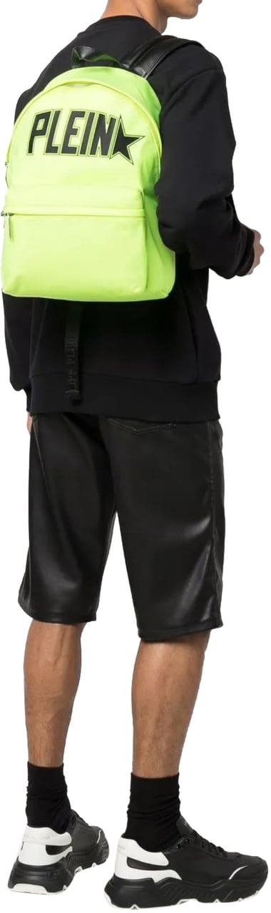 Philipp Plein Iconic Plein Logo Backpack Geel