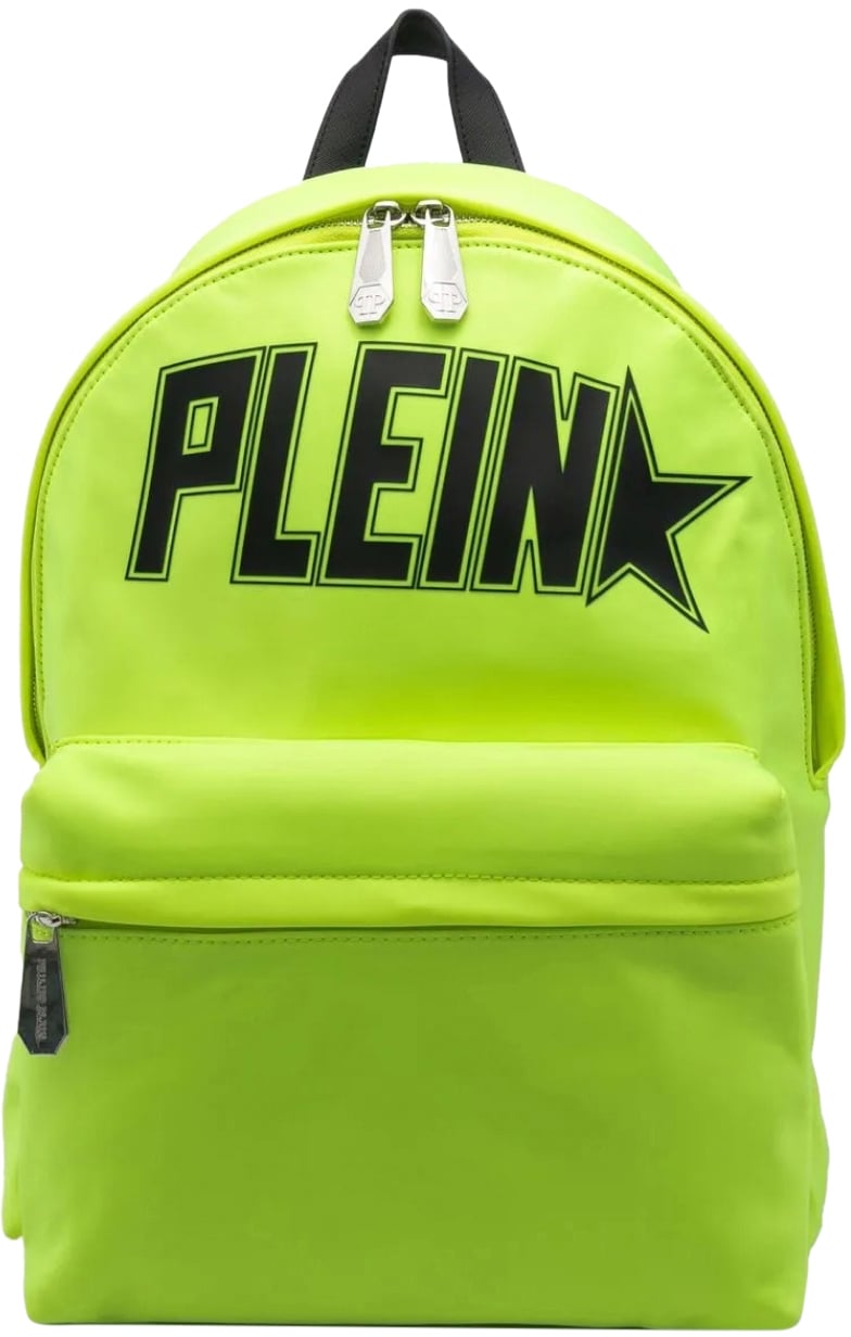 Philipp Plein Iconic Plein Logo Backpack Geel