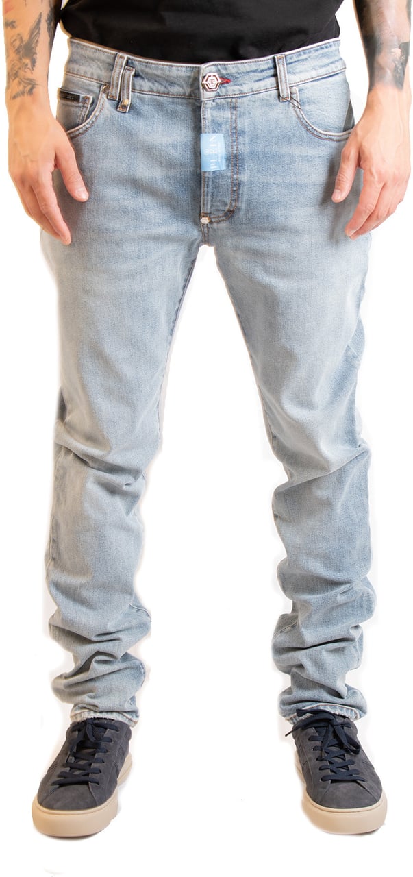 Philipp Plein Jeans Blue Blauw