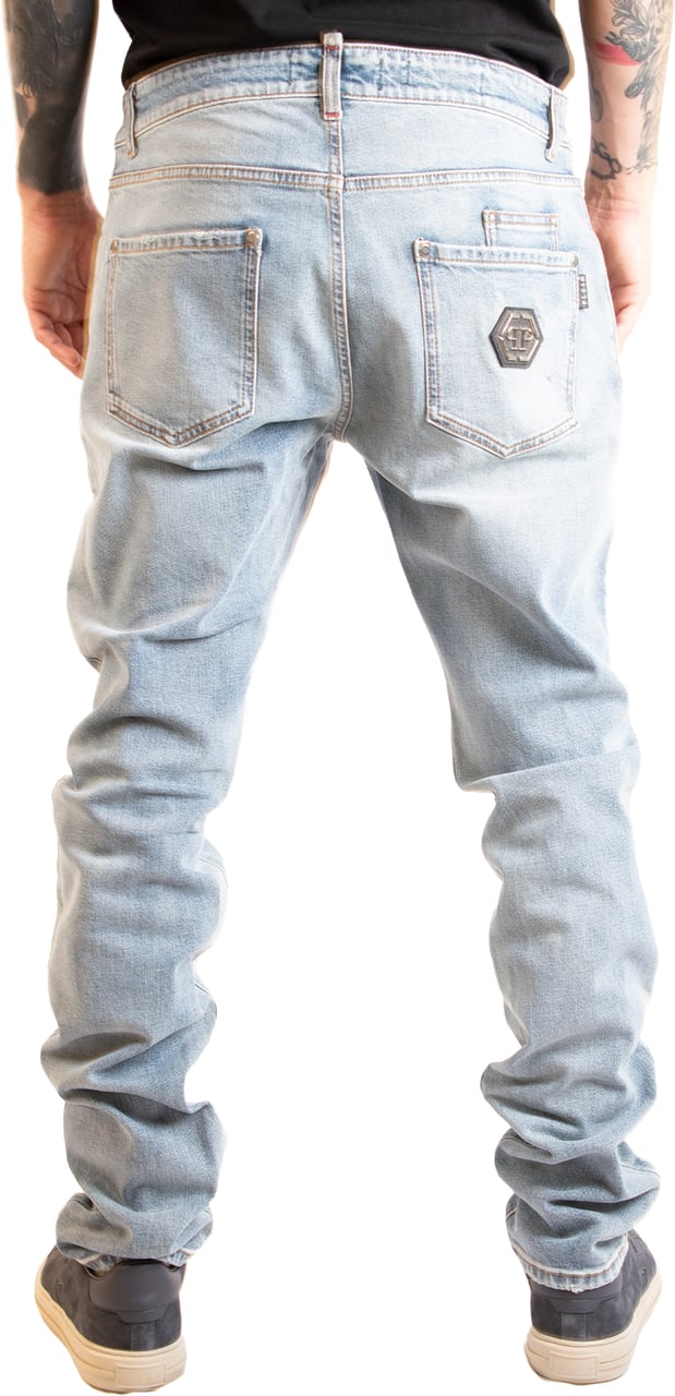 Philipp Plein Jeans Blue Blauw