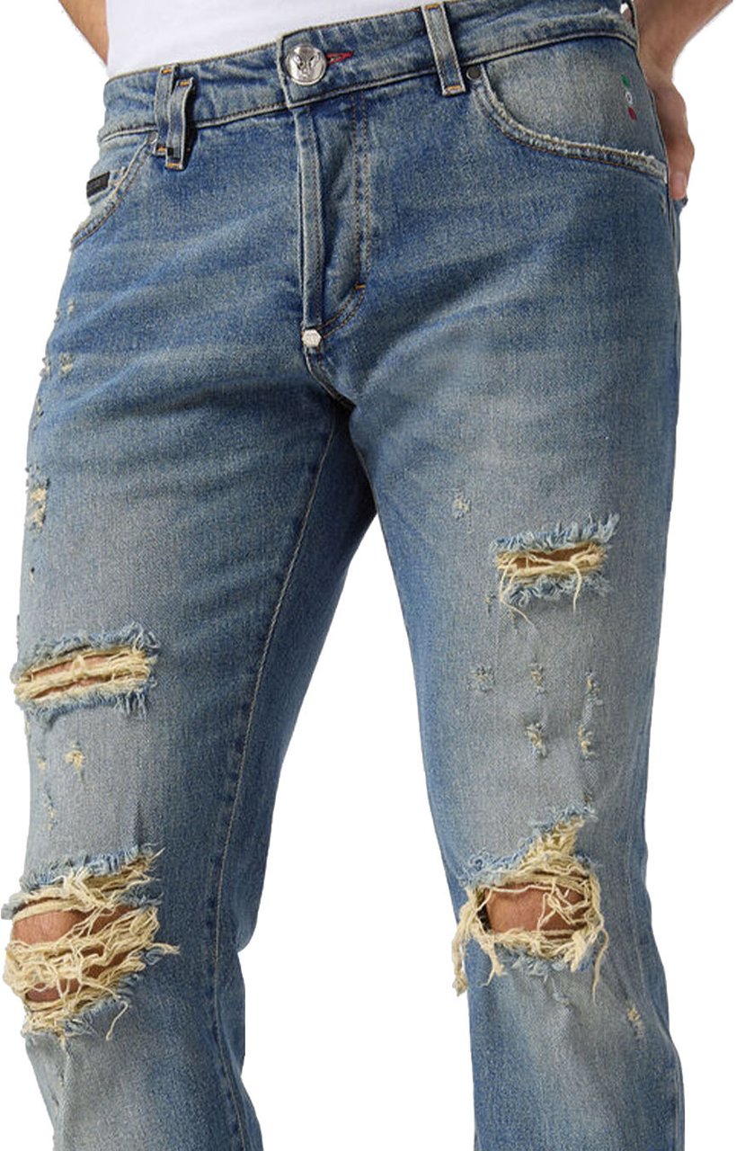 Philipp Plein Jeans Blue Blauw