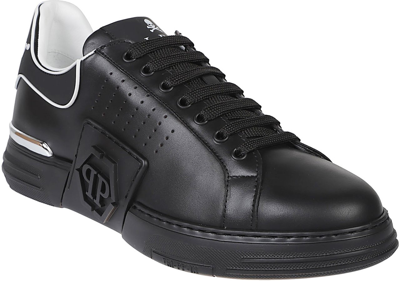 Philipp Plein Hexagon Low Top Sneakers Black Zwart