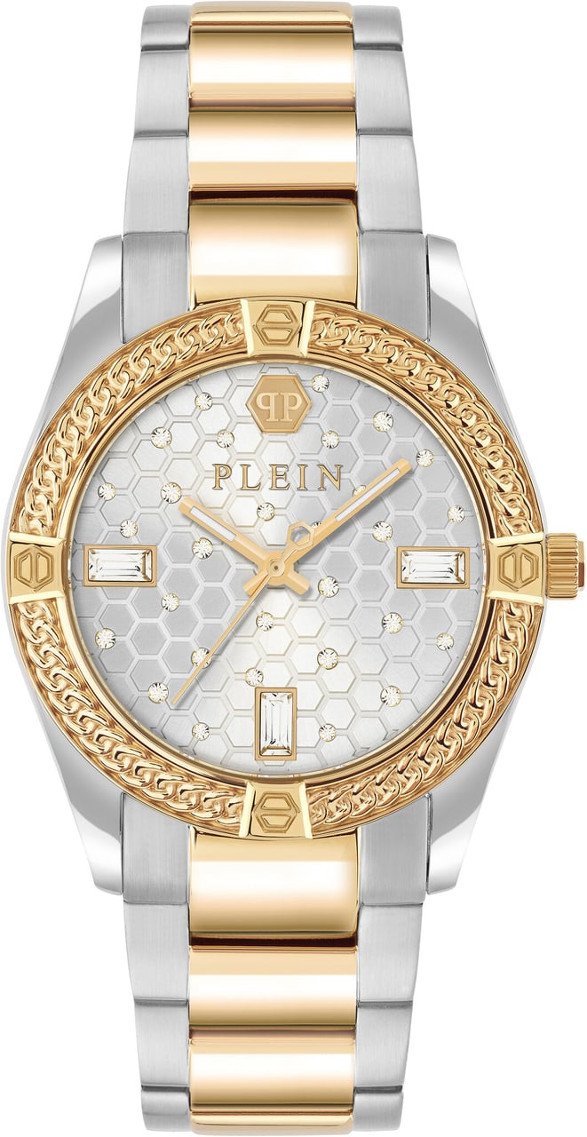 Philipp Plein PW1FA0225 Plein Icon Chain dameshorloge Zilver