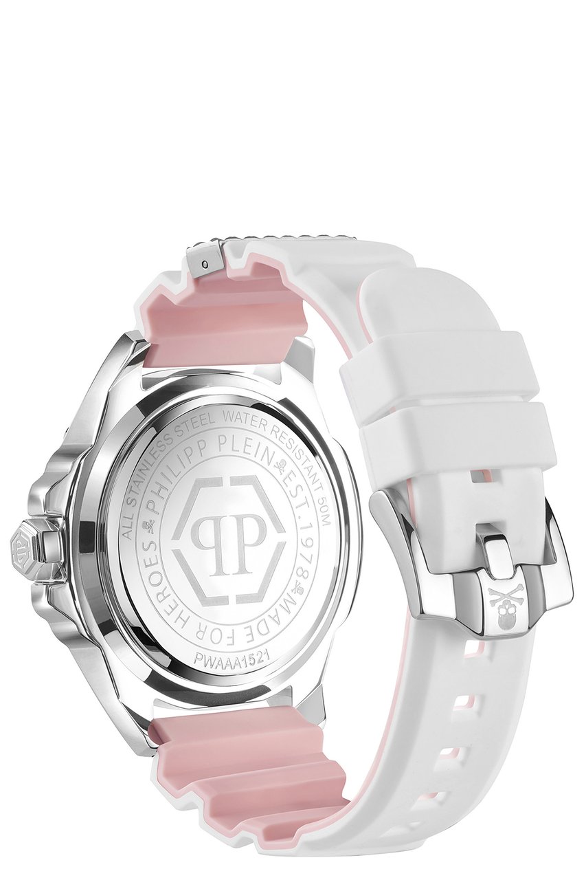 Philipp Plein PWAAA1521 The Skull horloge 44 mm Wit