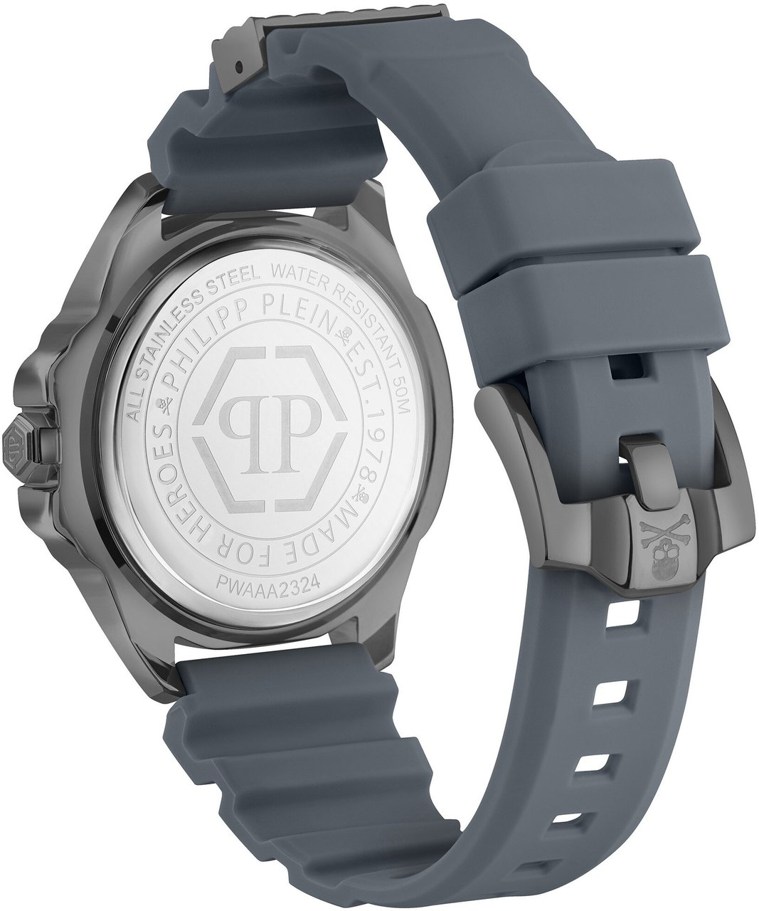 Philipp Plein PWAAA2324 The Skull horloge Grijs