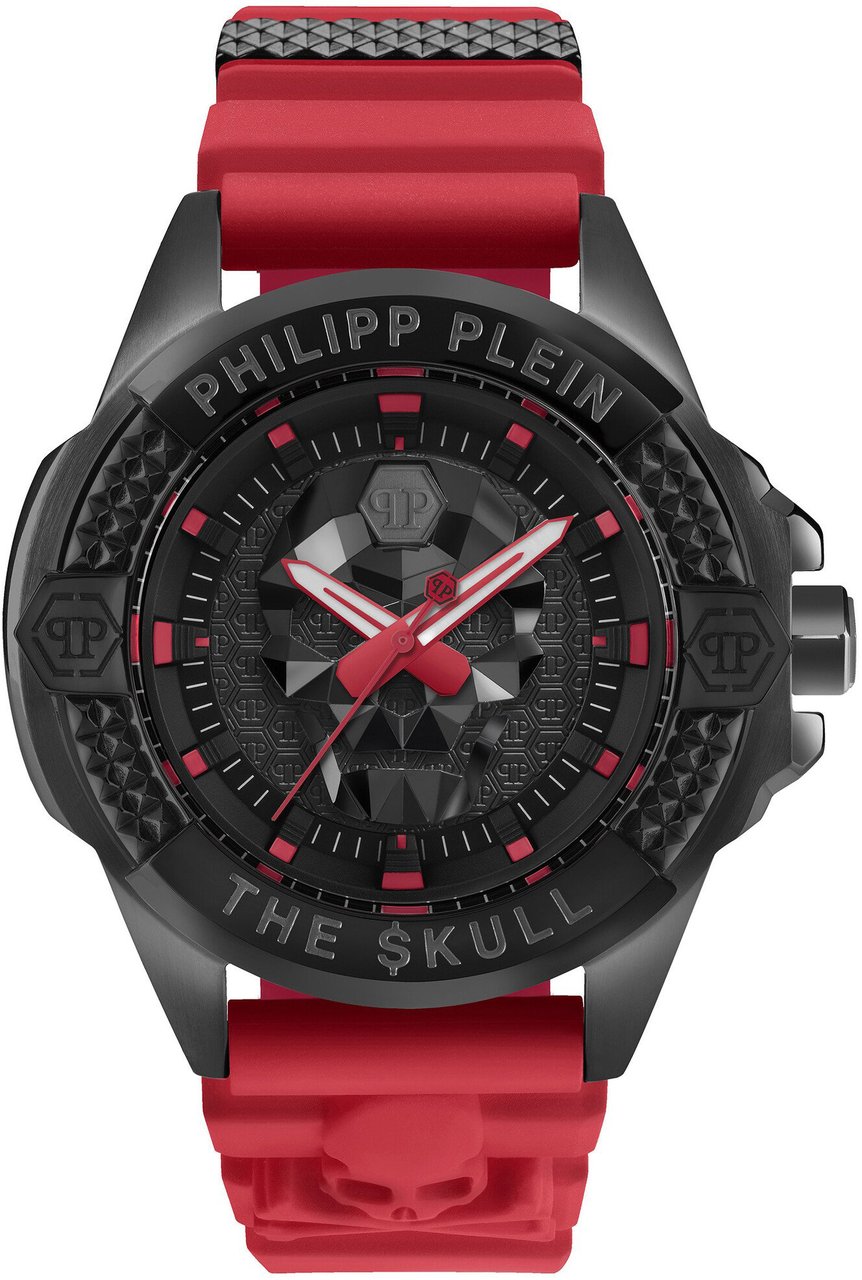Philipp Plein PWAAA2424 The Skull horloge Zwart