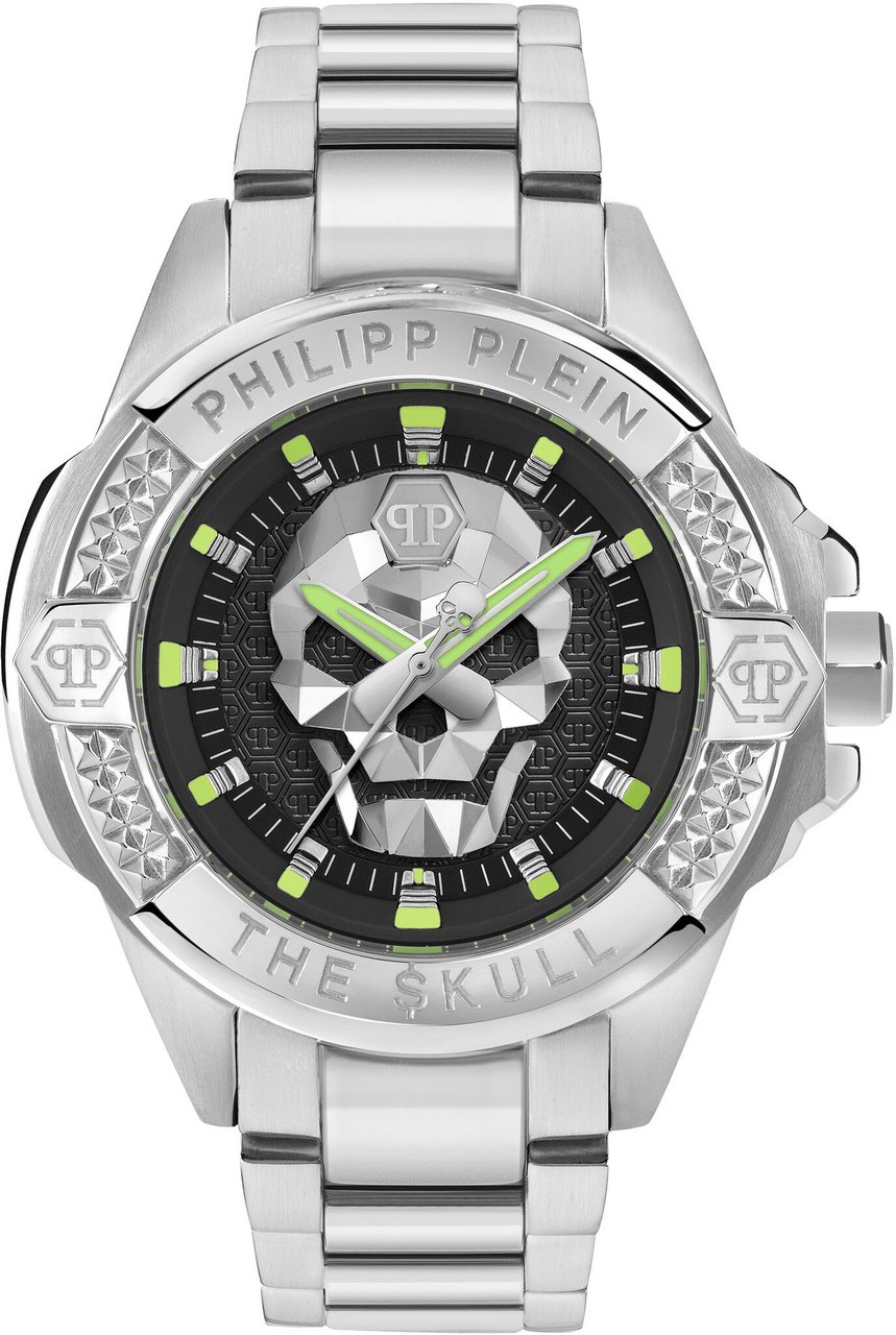 Philipp Plein PWAAA2725 The Skull horloge Zwart