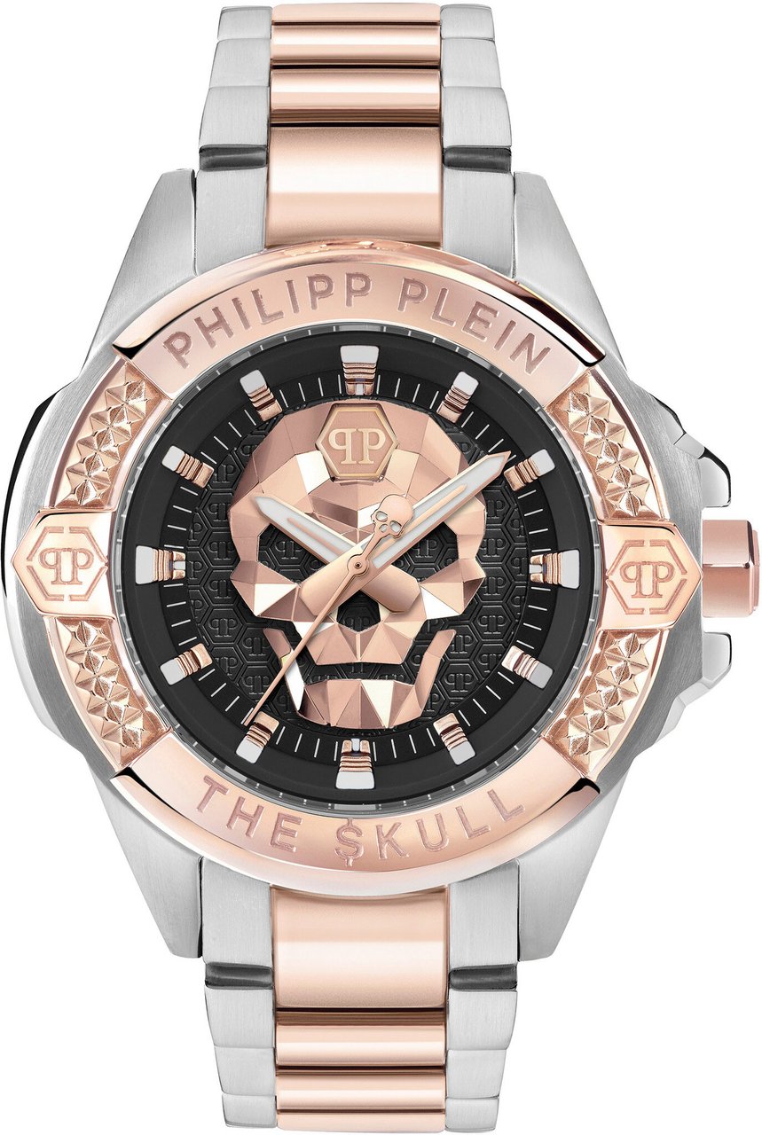 Philipp Plein PWAAA2925 The Skull horloge Zwart