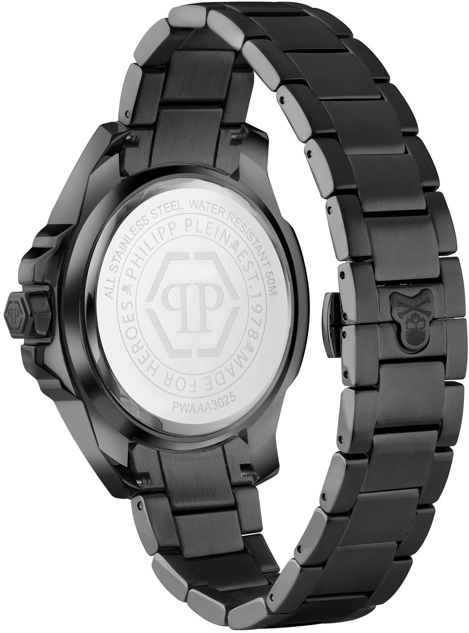 Philipp Plein PWAAA3025 The Skull horloge Zwart