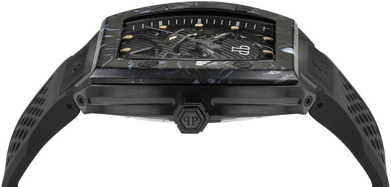 Philipp Plein PWBAA0221 The Skeleton horloge 44 mm Zwart