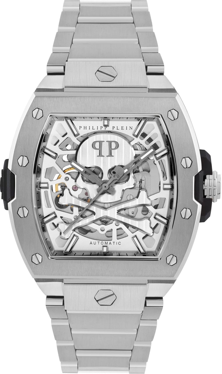 Philipp Plein PWJFA0425 The Skeleton 2.0 automatisch horloge Zilver