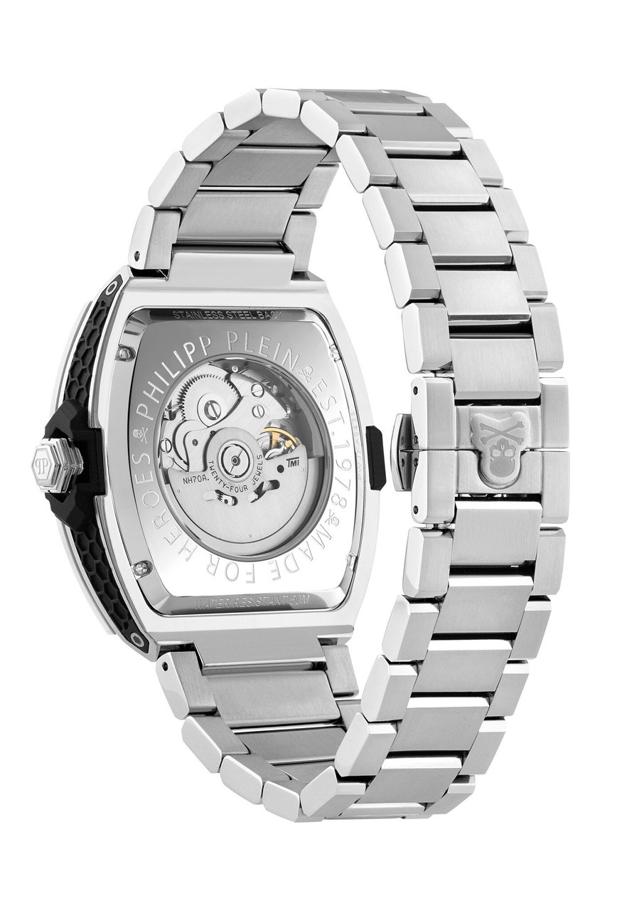 Philipp Plein PWJFA0425 The Skeleton 2.0 automatisch horloge Zilver