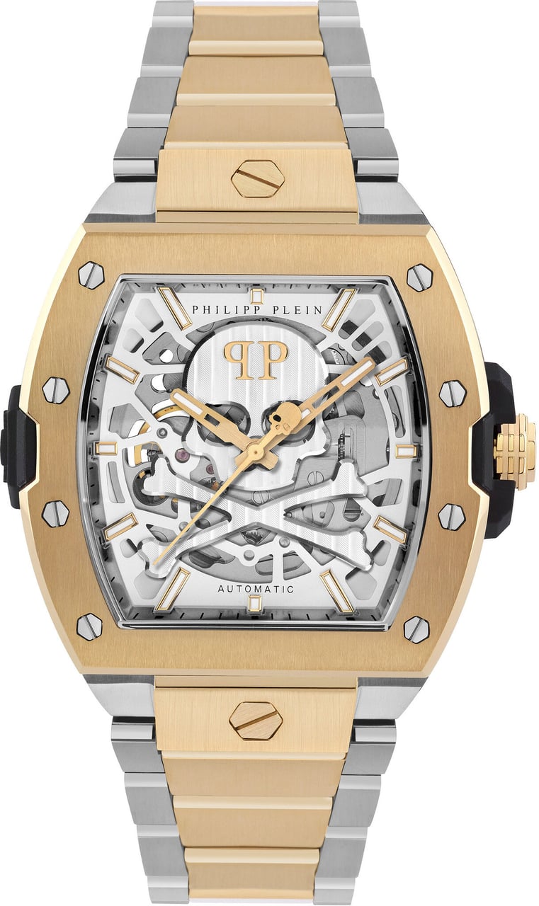 Philipp Plein PWJFA0525 The Skeleton 2.0 automatisch horloge Zilver