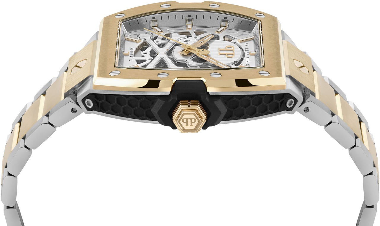 Philipp Plein PWJFA0525 The Skeleton 2.0 automatisch horloge Zilver