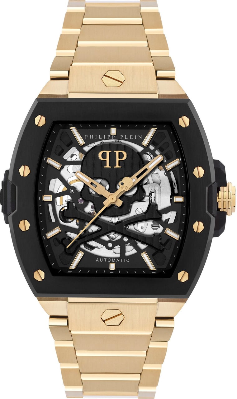 Philipp Plein PWJFA0625 The Skeleton 2.0 automatisch horloge Zwart