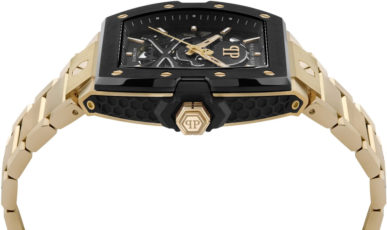 Philipp Plein PWJFA0625 The Skeleton 2.0 automatisch horloge Zwart