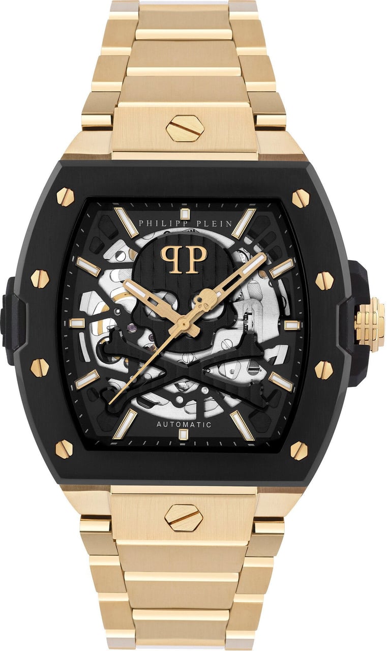 Philipp Plein PWJFA0625 The Skeleton 2.0 automatisch horloge Zwart