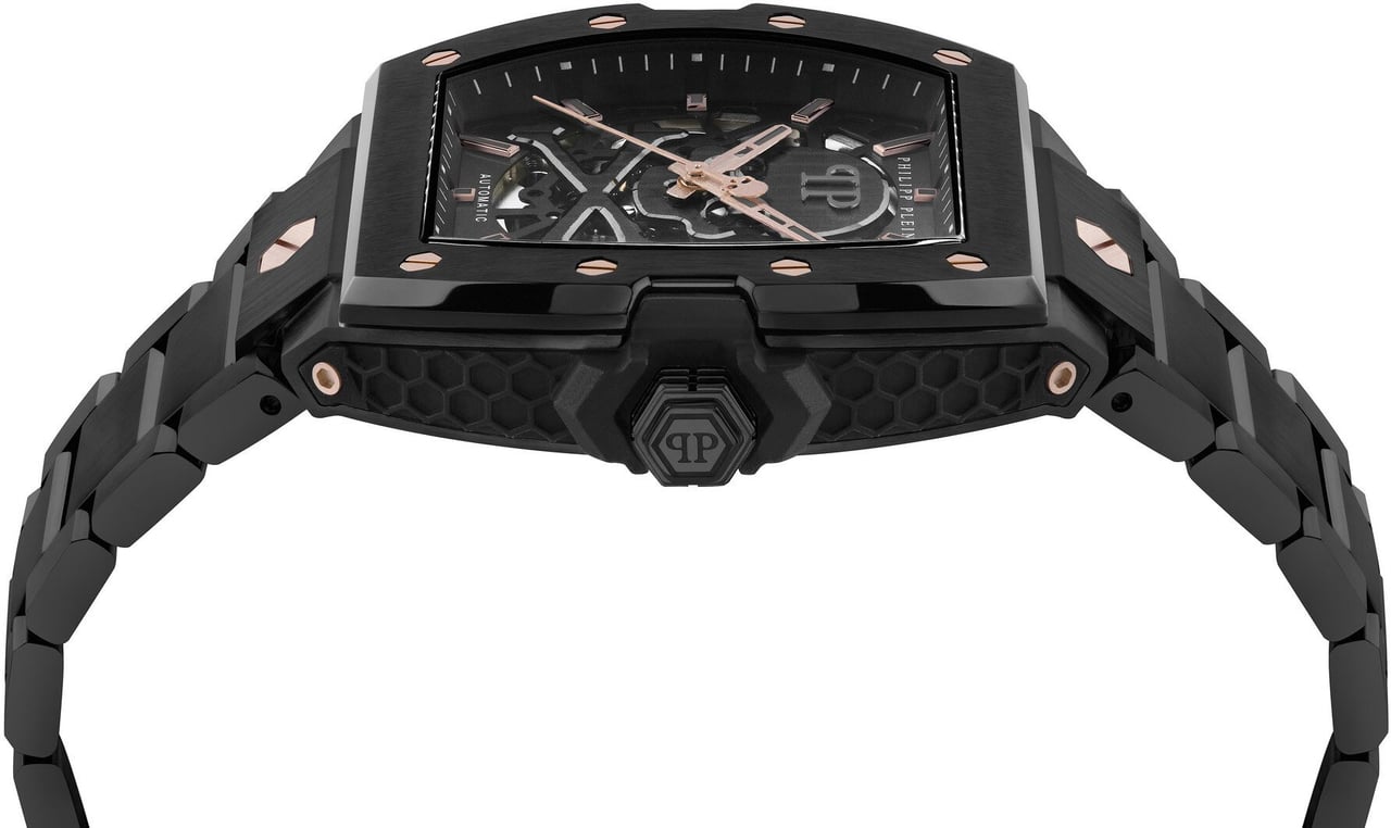 Philipp Plein PWJFA0725 The Skeleton 2.0 automatisch horloge Zwart