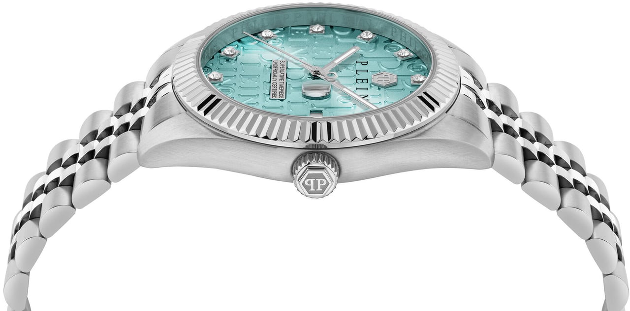 Philipp Plein PWMFA0225 Date Superlative Gent horloge Blauw