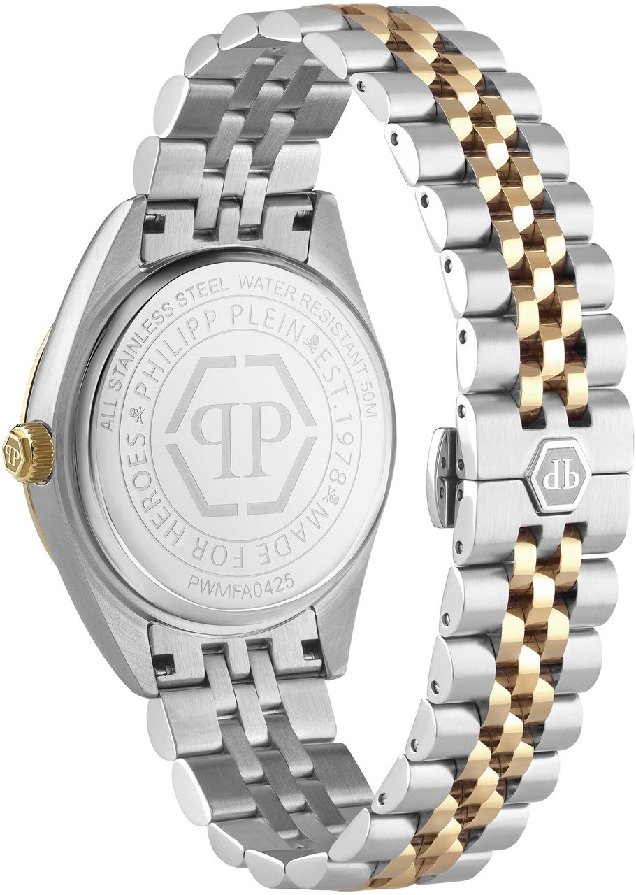 Philipp Plein PWMFA0425 Date Superlative Gent horloge Zilver