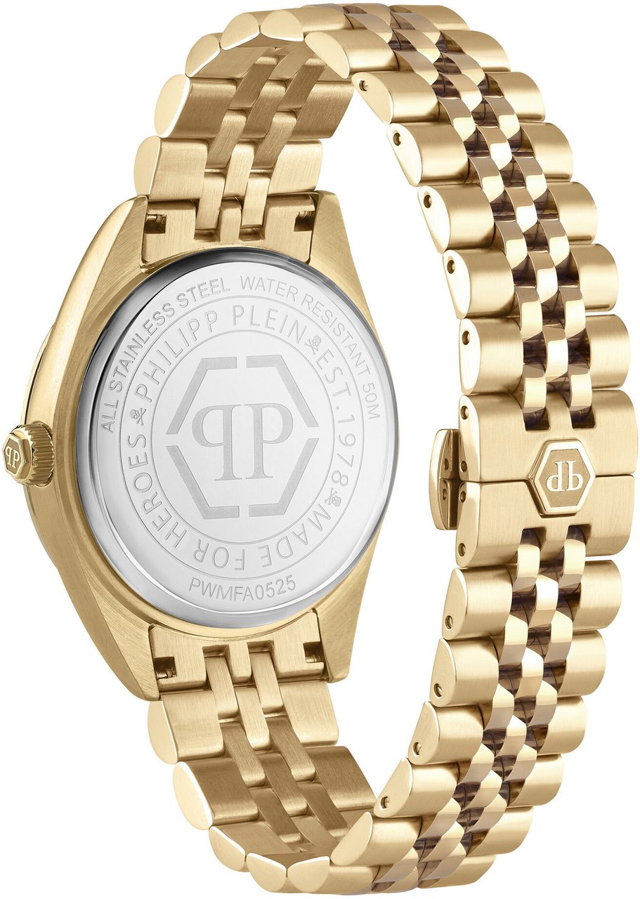 Philipp Plein PWMFA0525 Date Superlative Gent horloge Goud