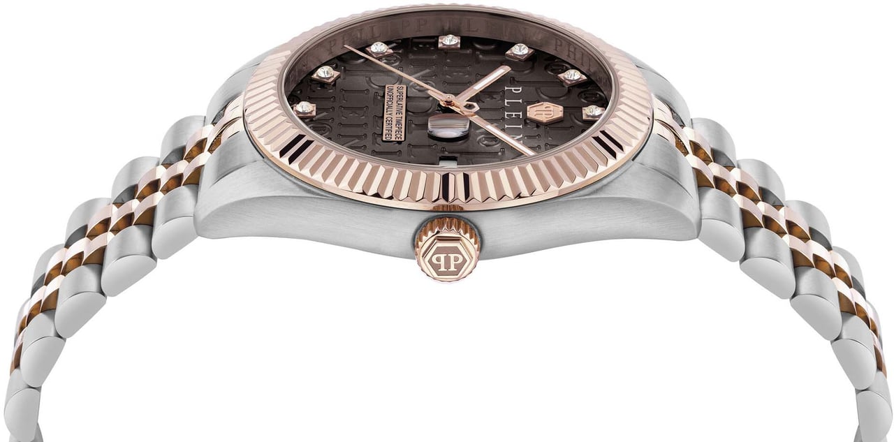 Philipp Plein PWMFA0625 Date Superlative Gent horloge Zwart