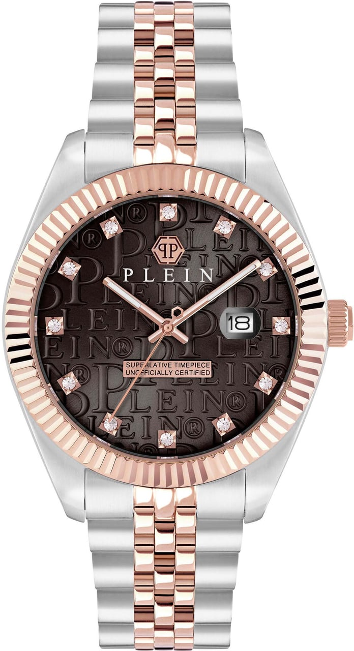 Philipp Plein PWMFA0625 Date Superlative Gent horloge Zwart