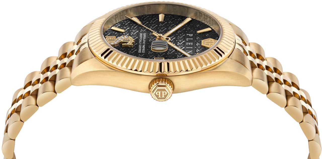 Philipp Plein PWMFA1025 Date Superlative horloge Zwart
