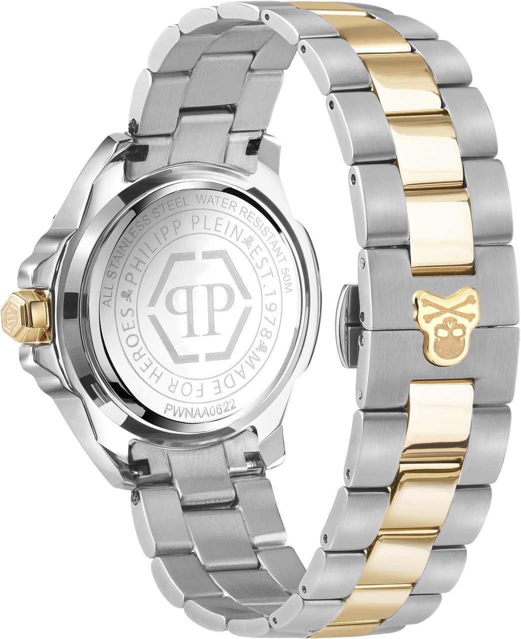Philipp Plein PWNAA0622 The Skull Genderless horloge 41 mm Groen
