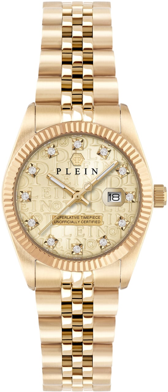 Philipp Plein PWNFA0525 Date Superlative dameshorloge Goud