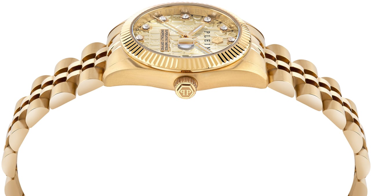 Philipp Plein PWNFA0525 Date Superlative dameshorloge Goud