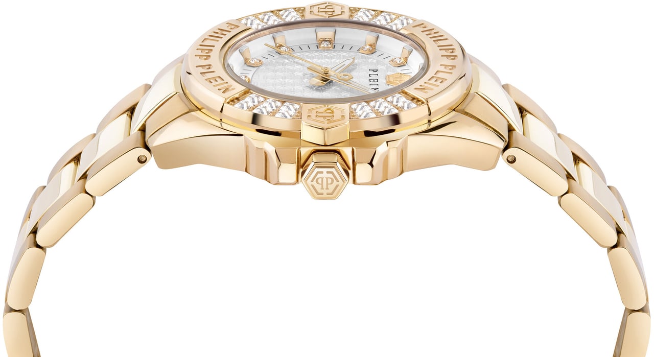 Philipp Plein PWOFA0725 Plein Majesty dameshorloge Wit