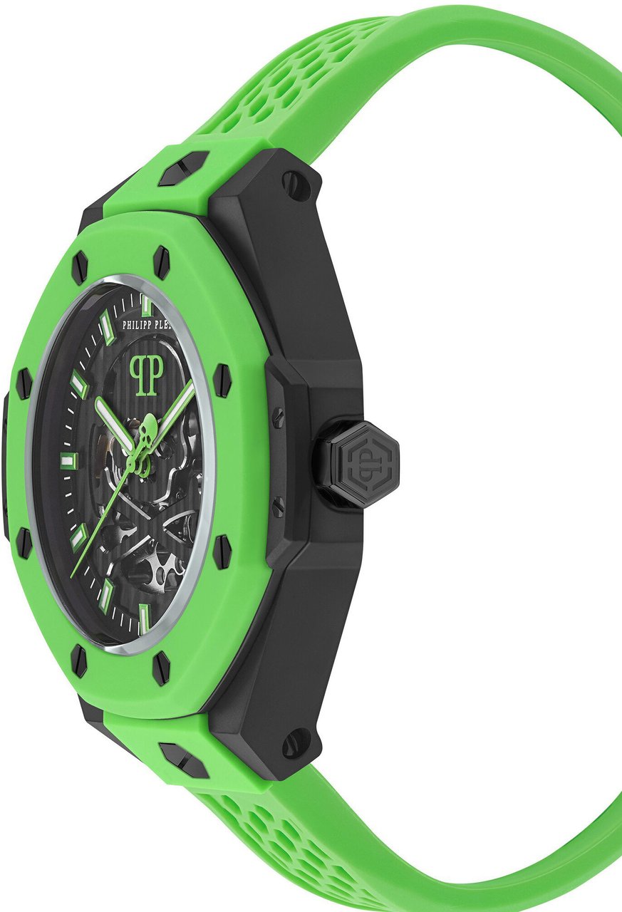 Philipp Plein PWPFA0624 Plein Skeleton Royal automatisch horloge Zwart