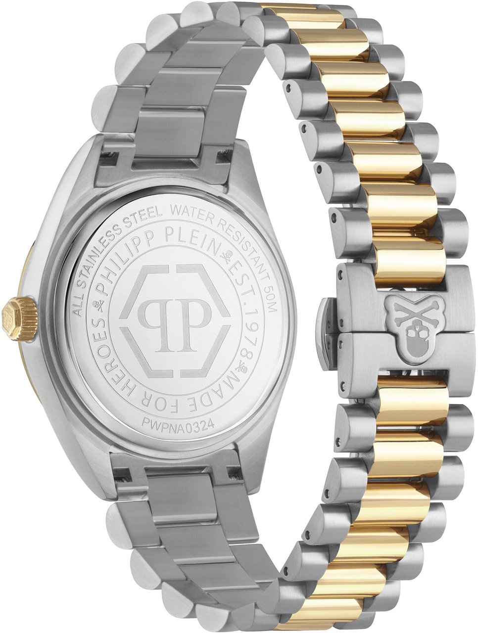 Philipp Plein PWPNA0324 Date Superlative Gent horloge Zilver