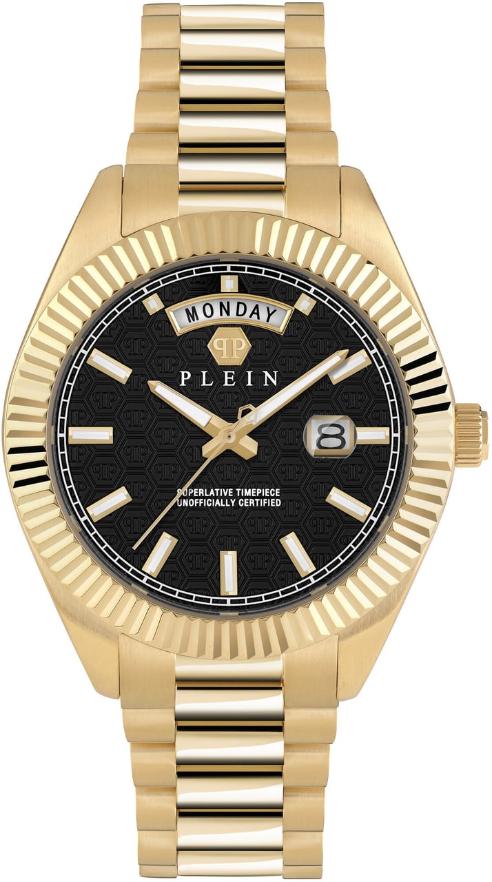 Philipp Plein PWPNA0424 Date Superlative Gent horloge Zwart