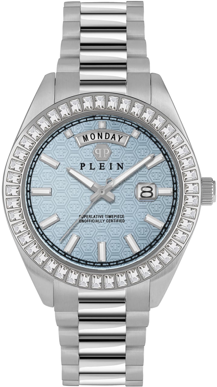 Philipp Plein PWPNA0524 Date Superlative Gent horloge Blauw