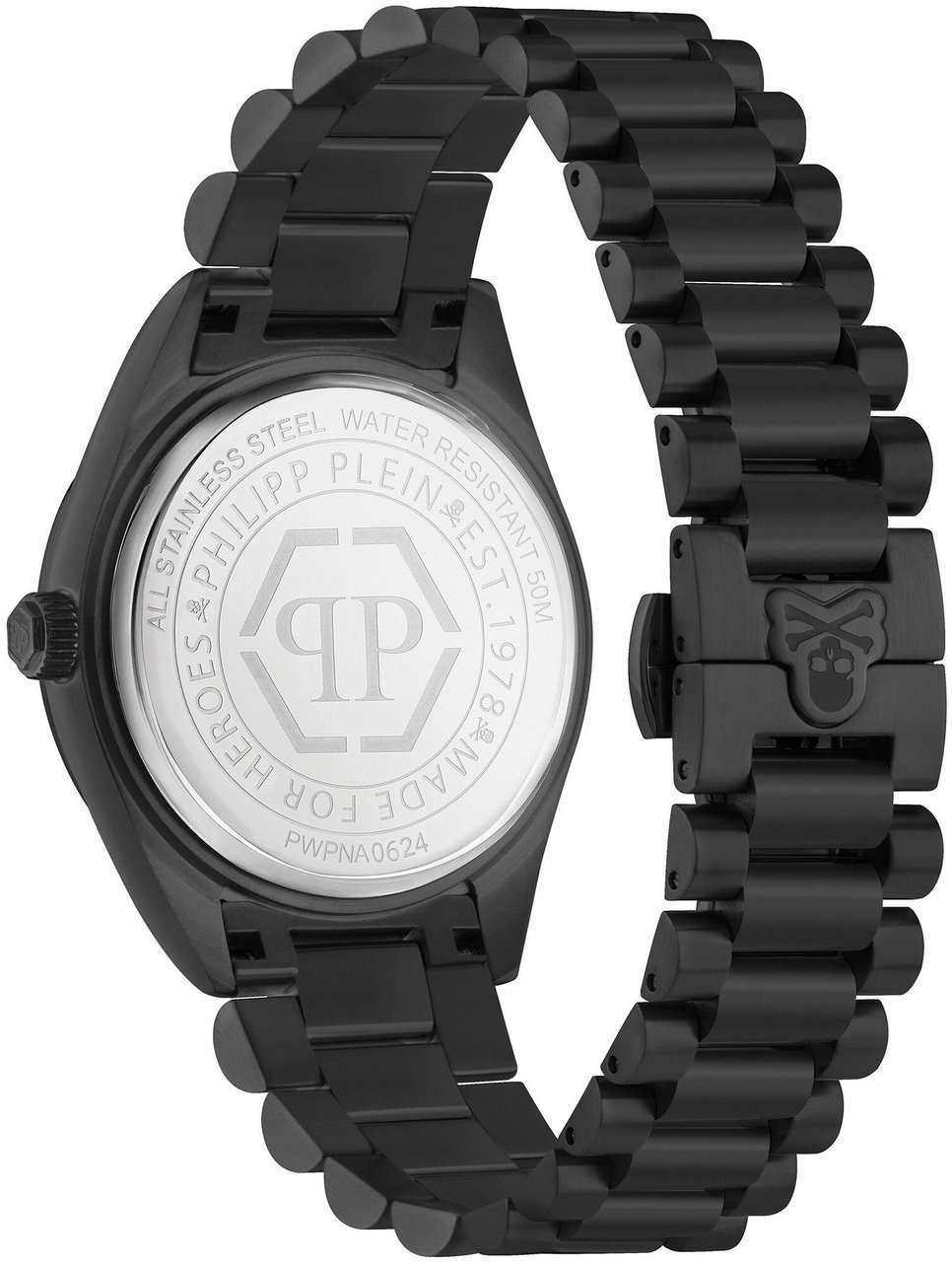 Philipp Plein PWPNA0624 Date Superlative Gent horloge Zwart