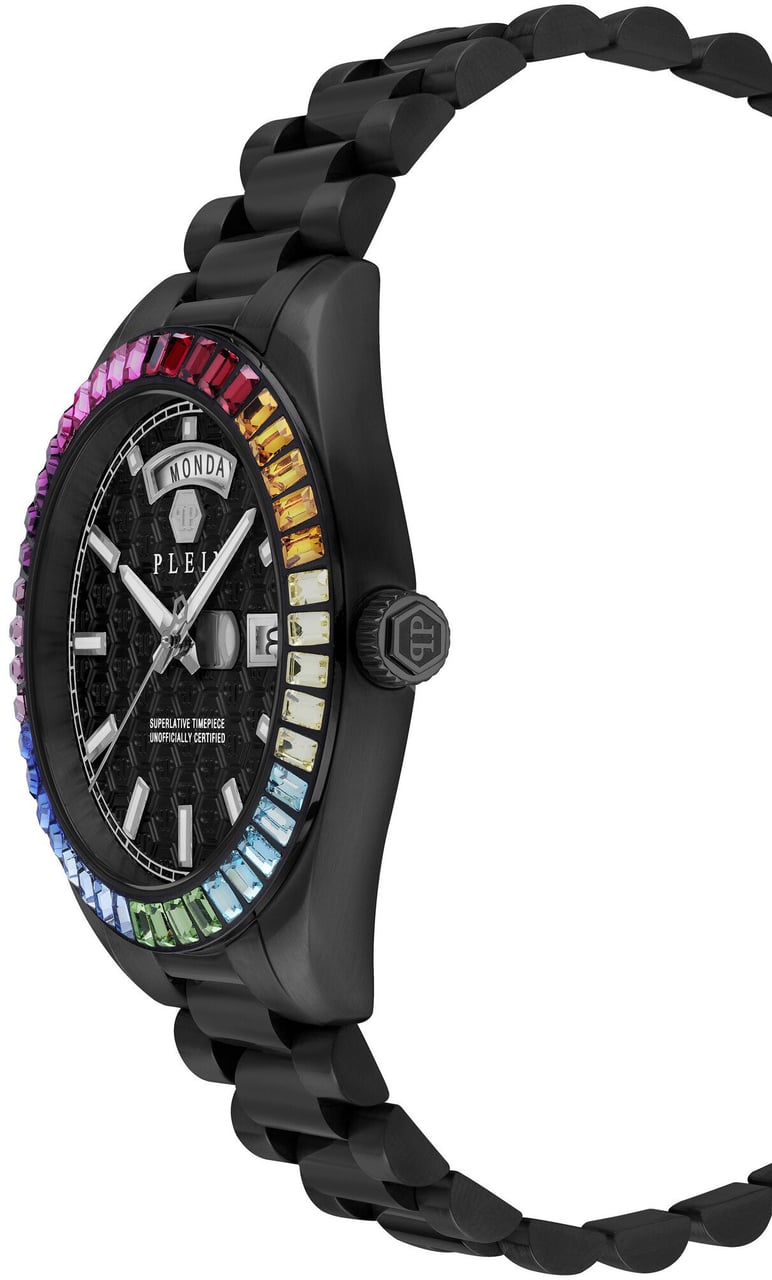 Philipp Plein PWPNA0624 Date Superlative Gent horloge Zwart