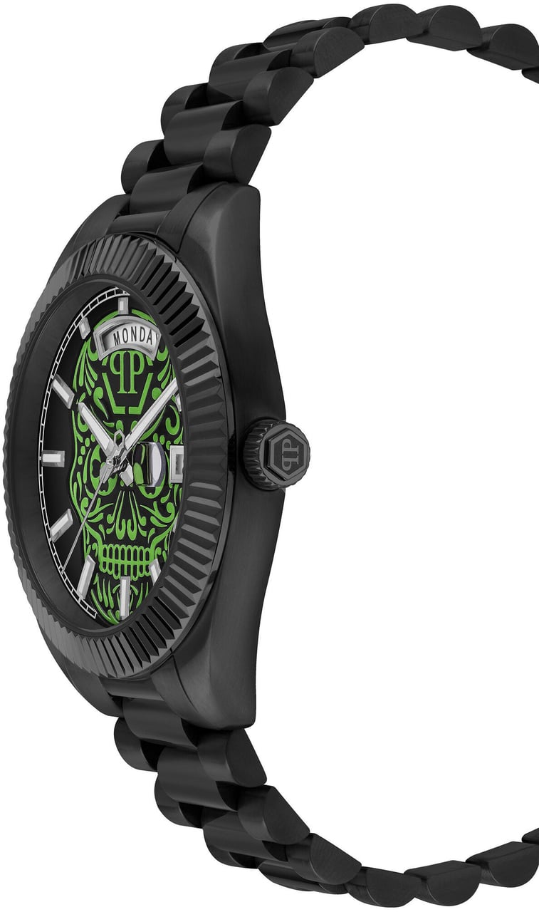Philipp Plein PWPNA0724 Date Superlative Gent horloge Zwart