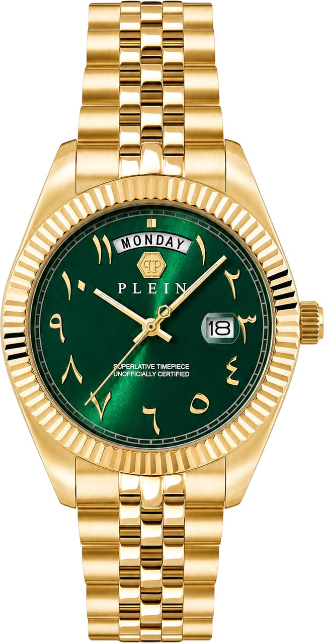 Philipp Plein PWPNA1026 Date Superlative heren horloge Groen