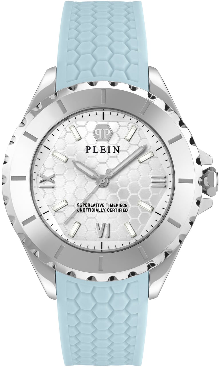 Philipp Plein PWPOA0124 Plein Heaven dameshorloge Zilver