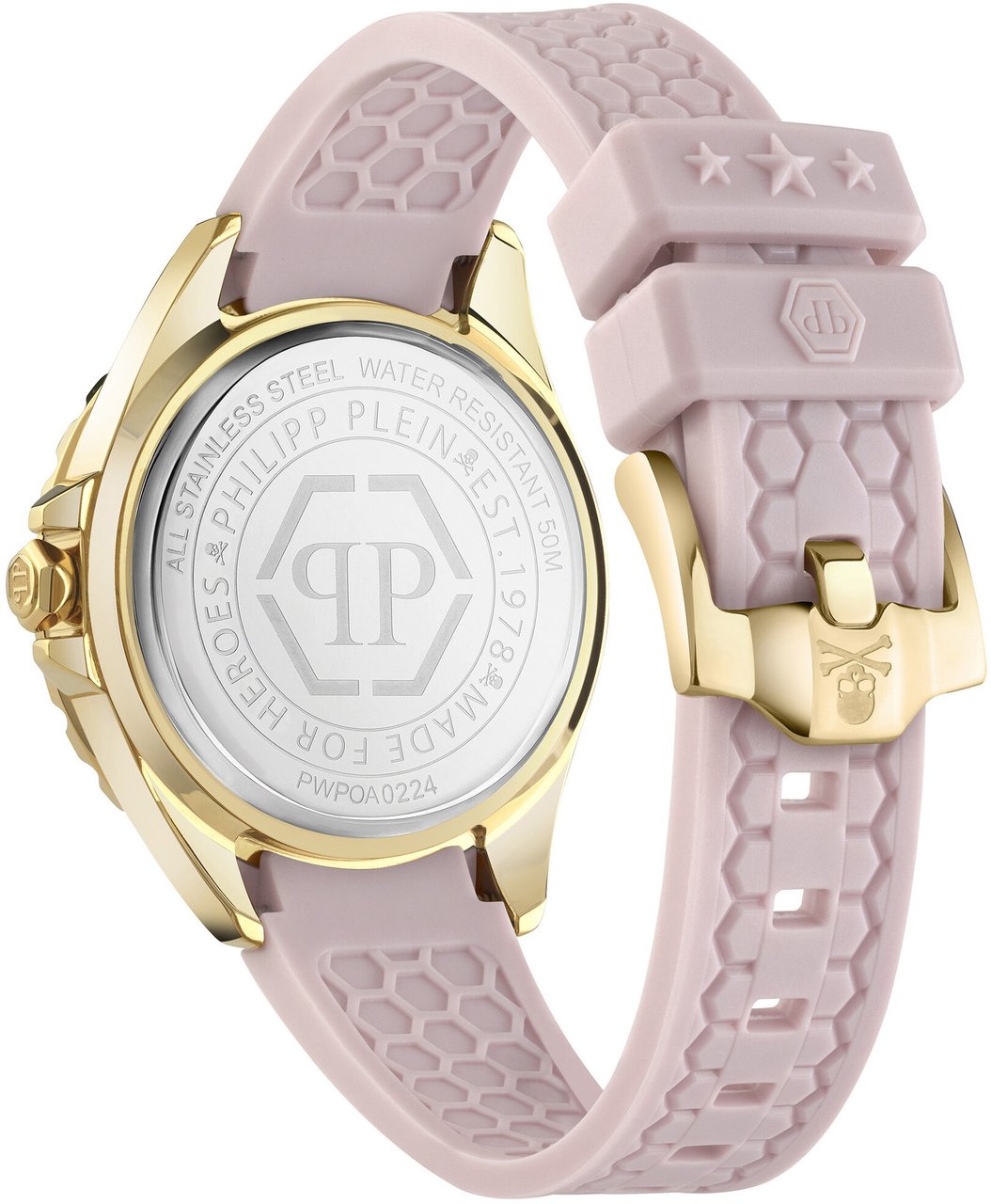 Philipp Plein PWPOA0224 Plein Heaven dameshorloge Zilver