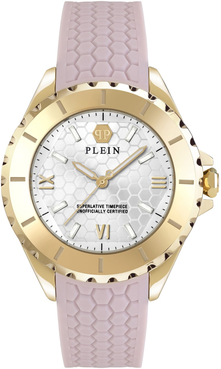 Philipp Plein PWPOA0224 Plein Heaven dameshorloge Zilver