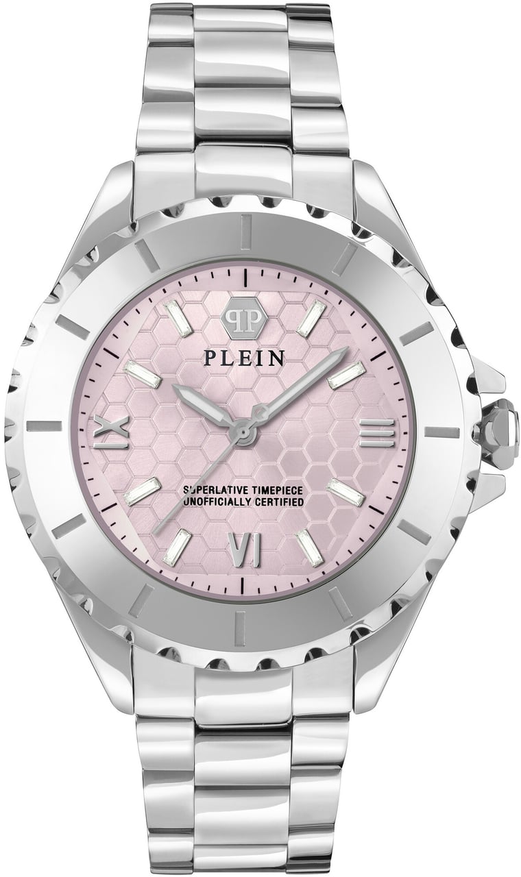 Philipp Plein PWPOA0324 Plein Heaven dameshorloge Roze