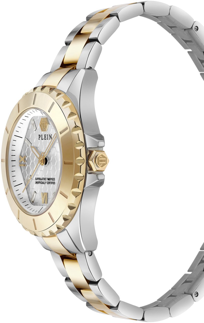 Philipp Plein PWPOA0424 Plein Heaven dameshorloge Zilver