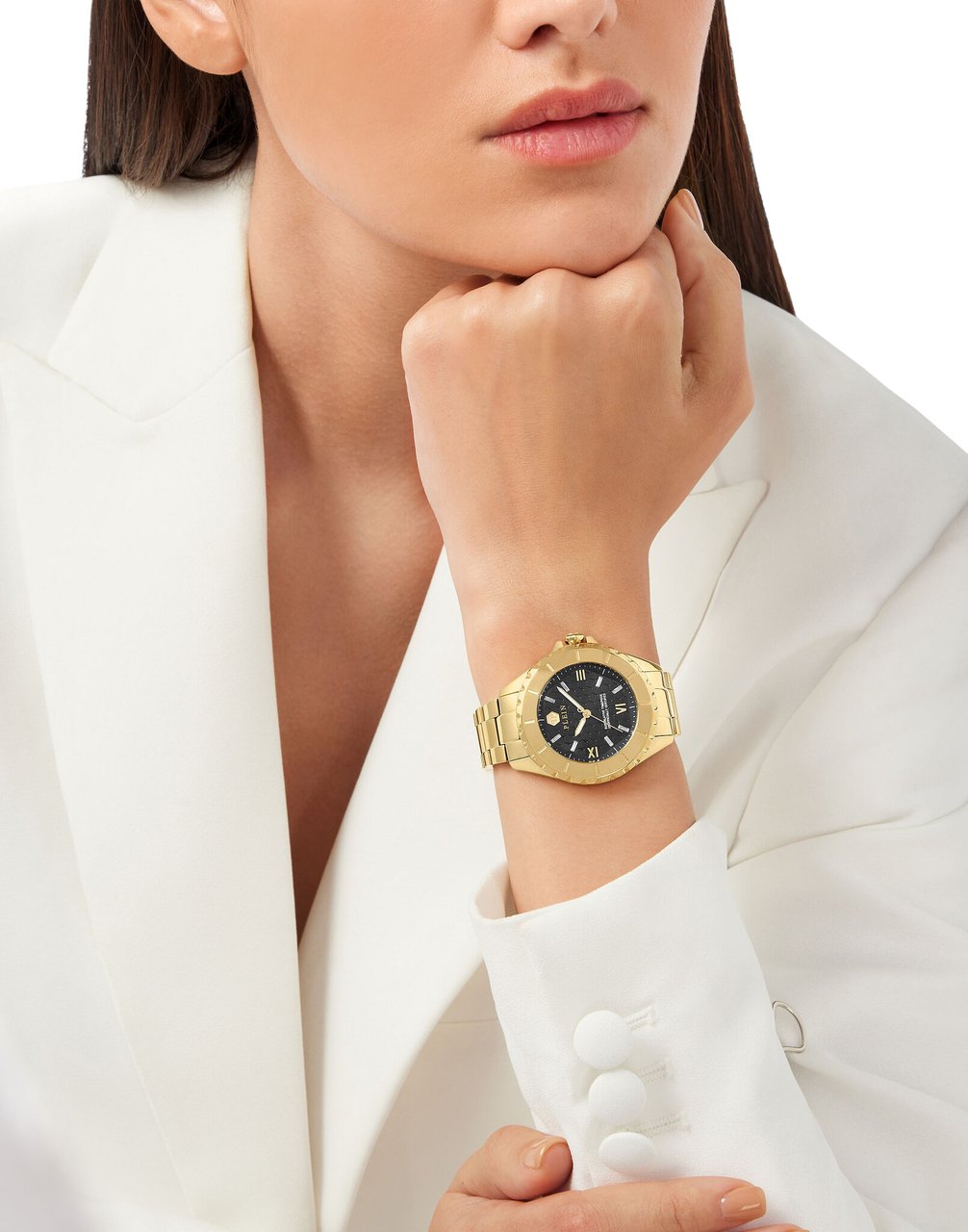 Philipp Plein PWPOA0524 Plein Heaven dameshorloge Zwart