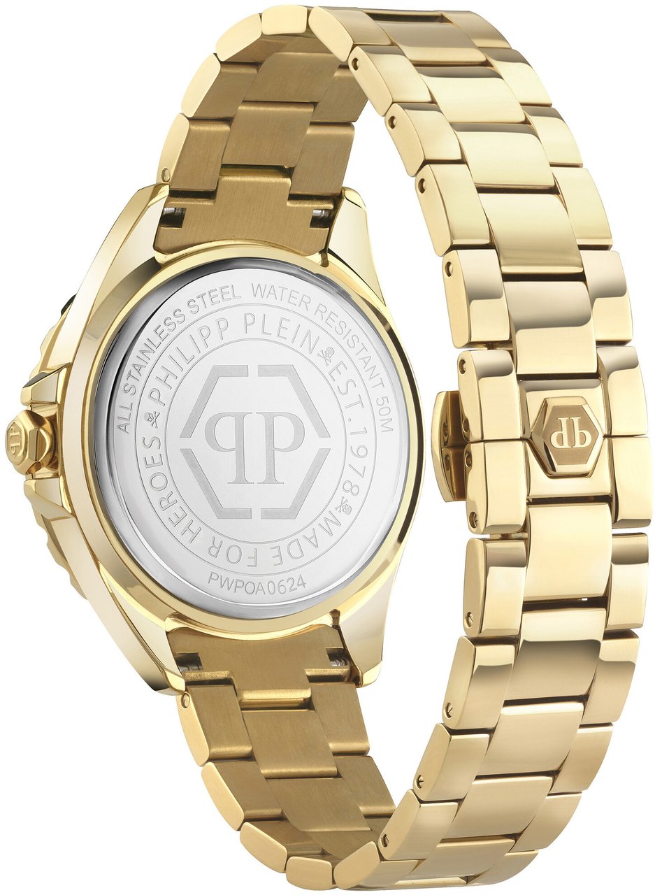 Philipp Plein PWPOA0624 Plein Heaven dameshorloge Goud