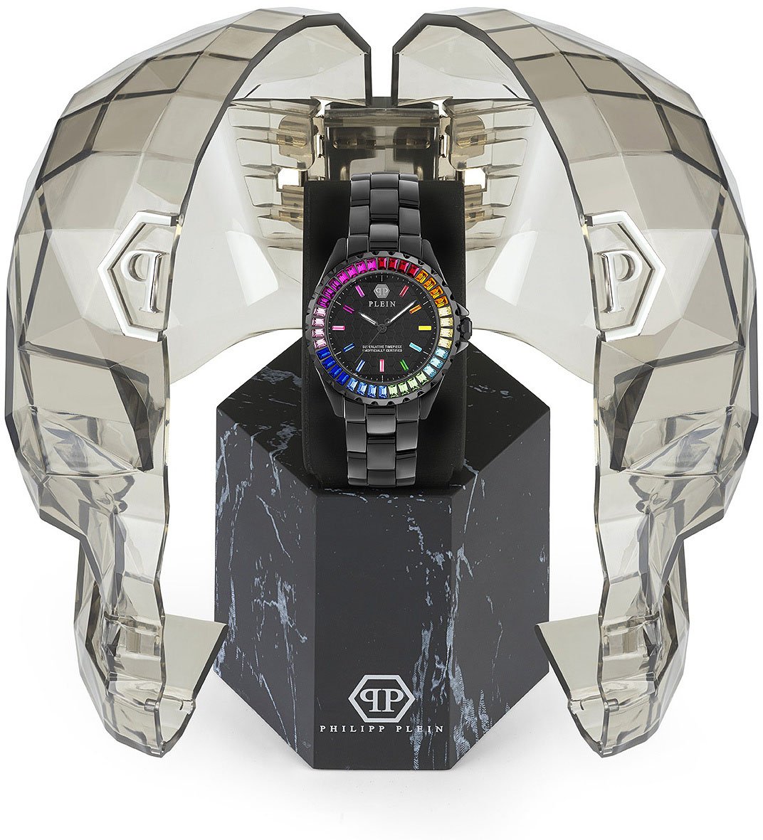 Philipp Plein PWPPA0424 Plein Heaven dameshorloge Zwart