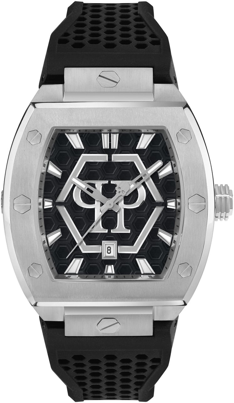 Philipp Plein PWPUA0524 The Hexagon Phantom horloge Zwart