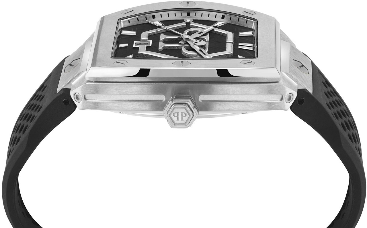 Philipp Plein PWPUA0524 The Hexagon Phantom horloge Zwart